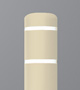 Beige and White Bollard Cover