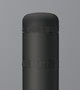 Smooth Black Bollard Cover