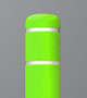 Green and White Bollard Cover
